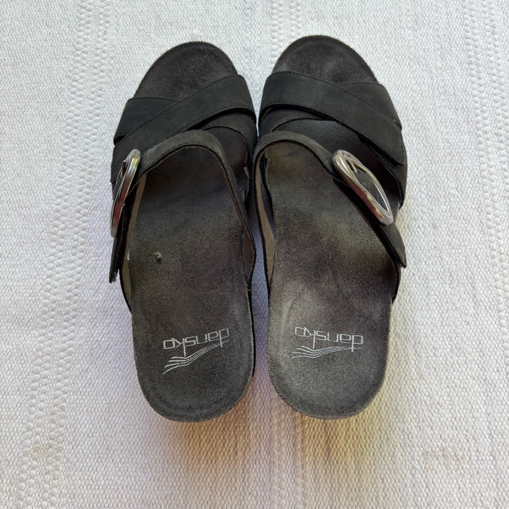 DANSKO Womens Susie Milled Nubuck Sandals size 37 - Picture 5 of 11